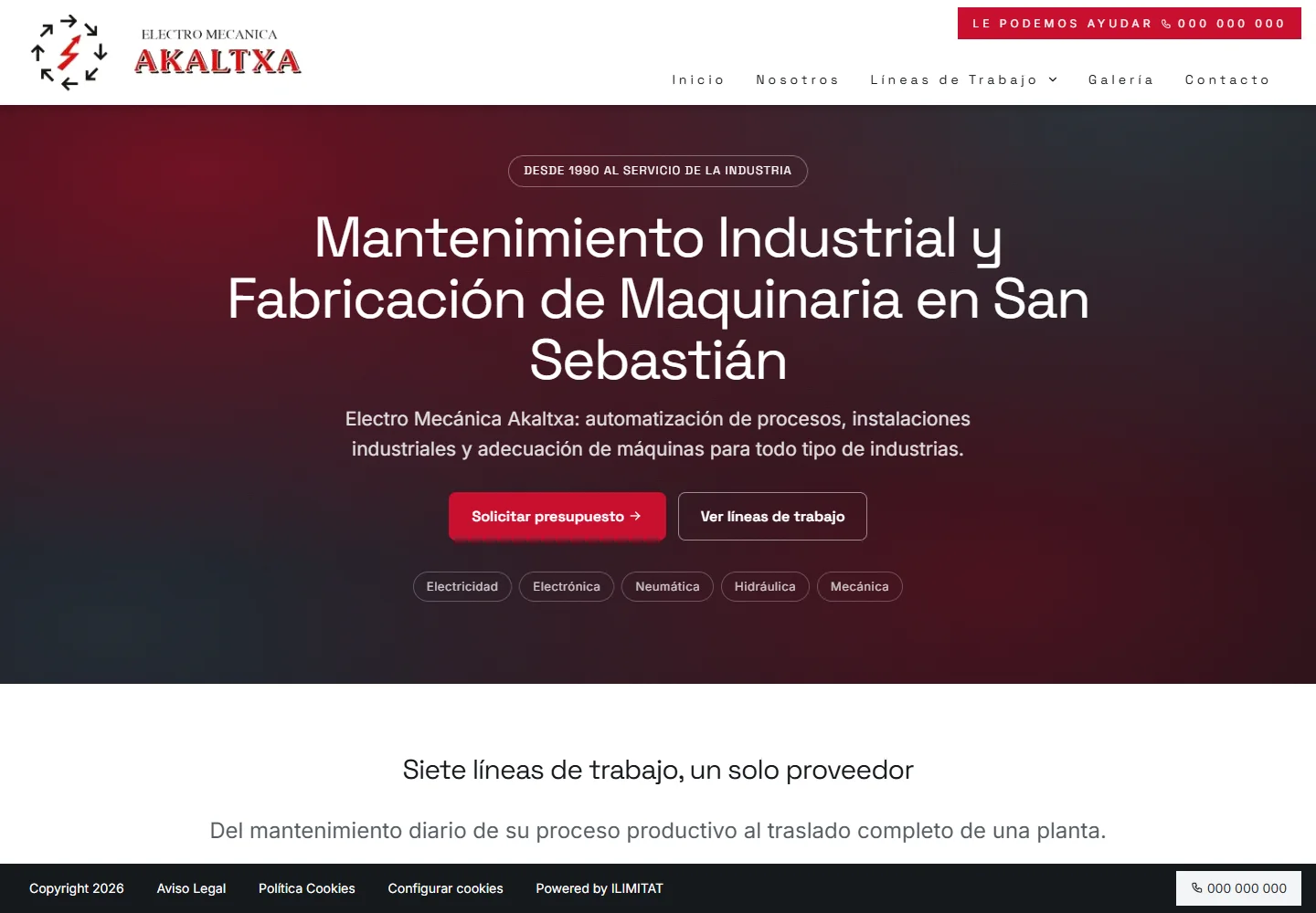 Akaltxa — Ingeniería industrial