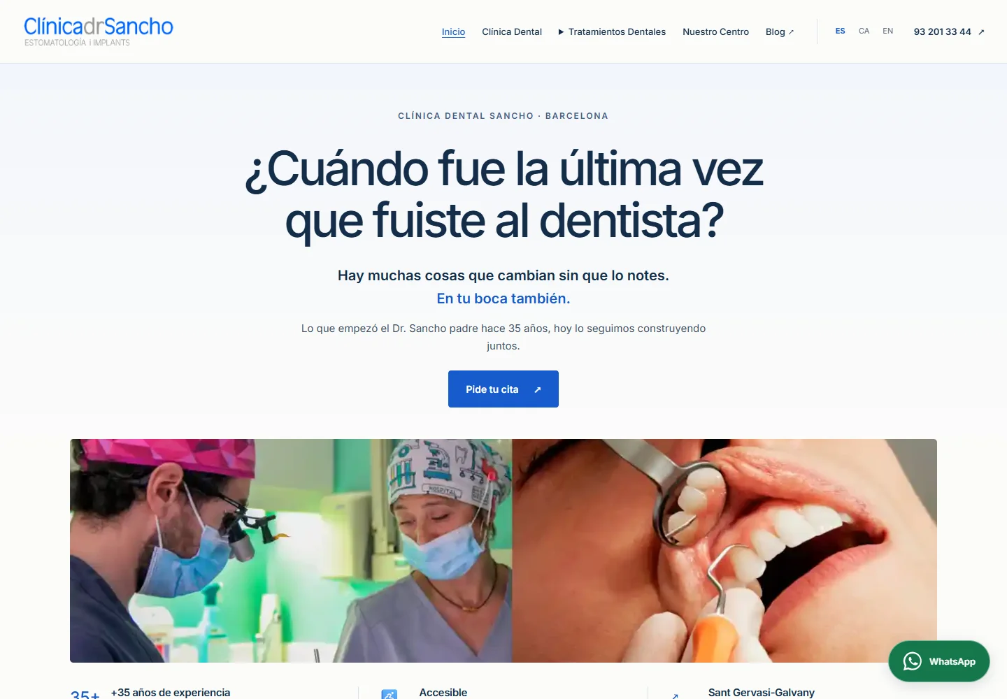 Clínica Sancho — Salud dental