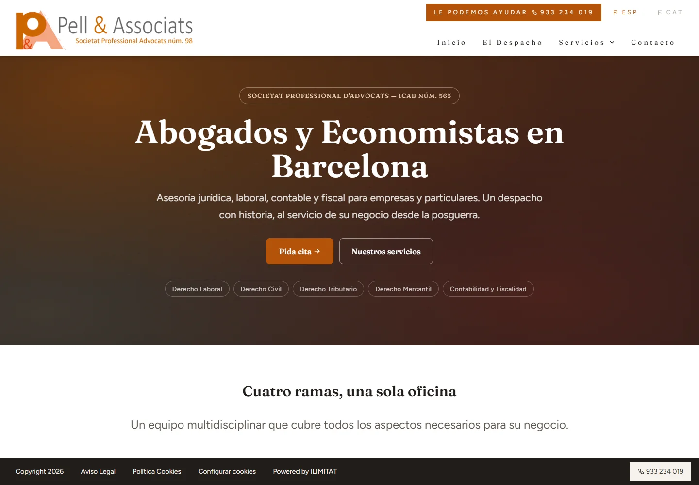 Pell & Associats — Servicios profesionales